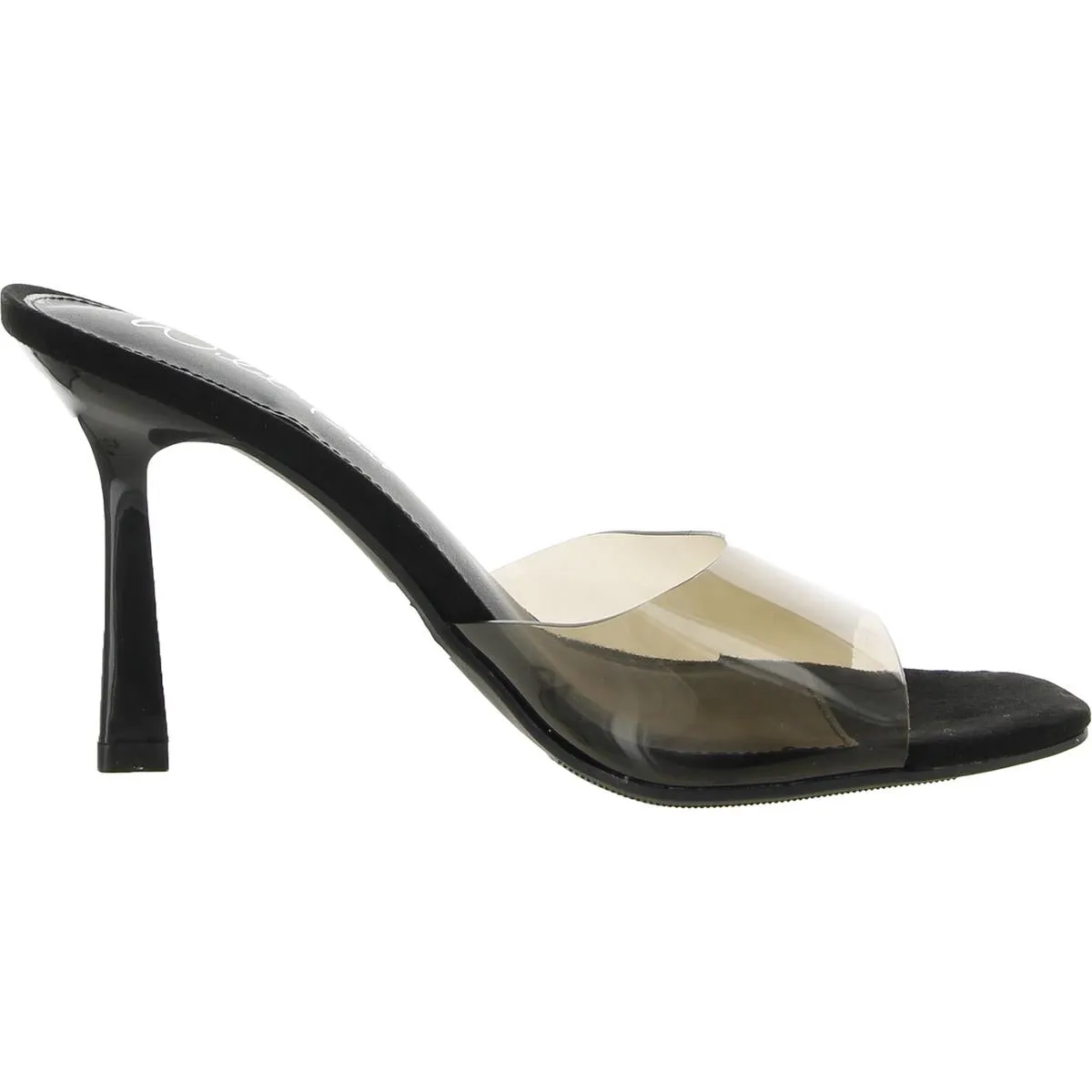 Luunav Womens Open Toe Slip On Heels