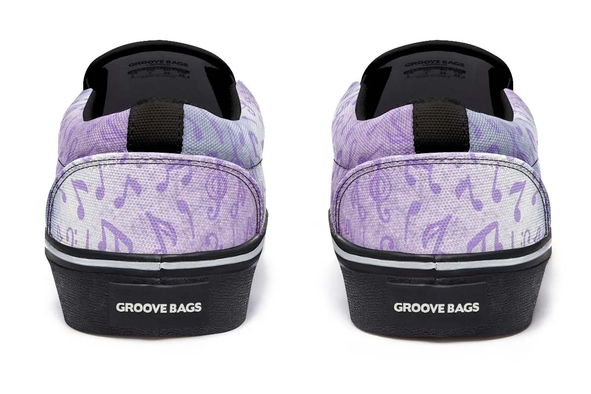 Magical Music Notes Slip-On Shoes