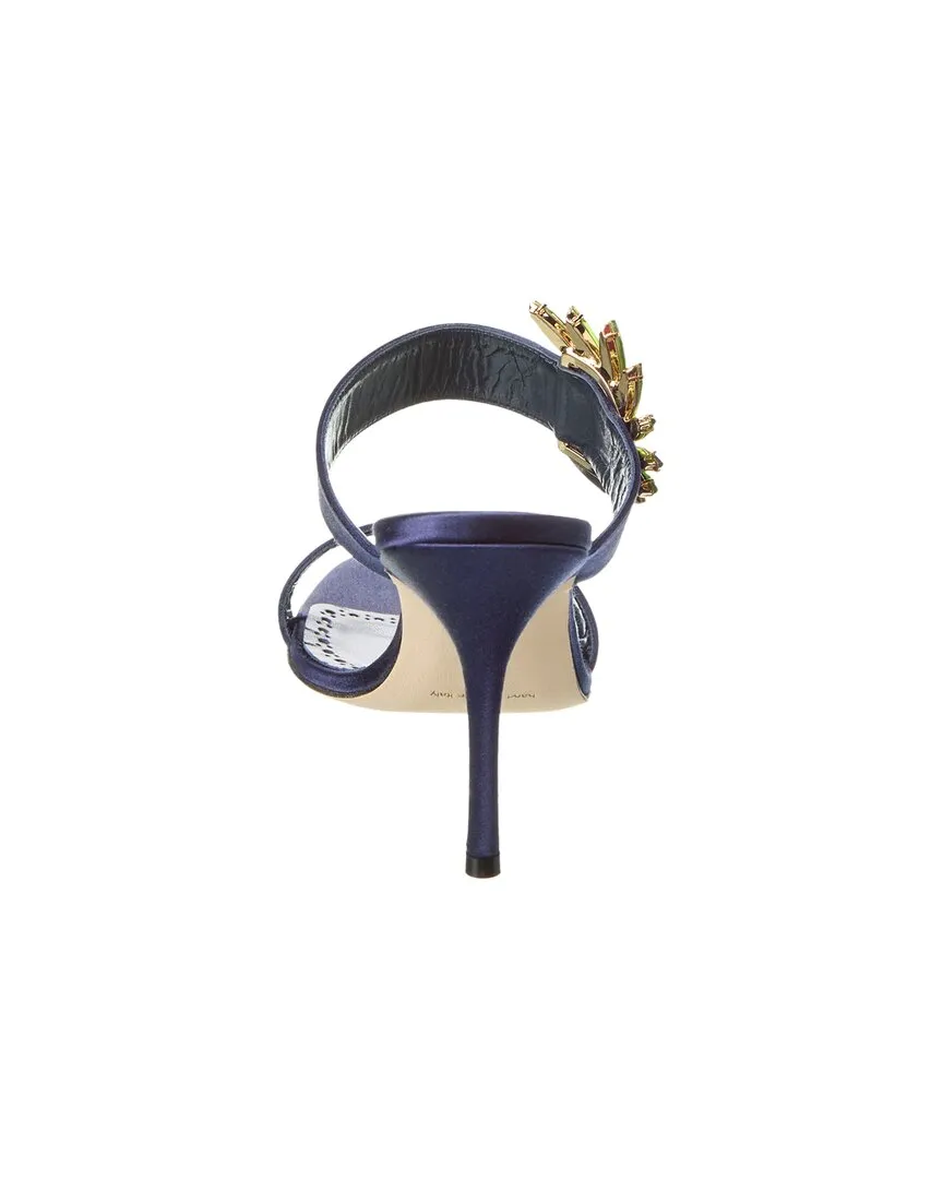 Manolo Blahnik Chivela 90 Satin Sandal