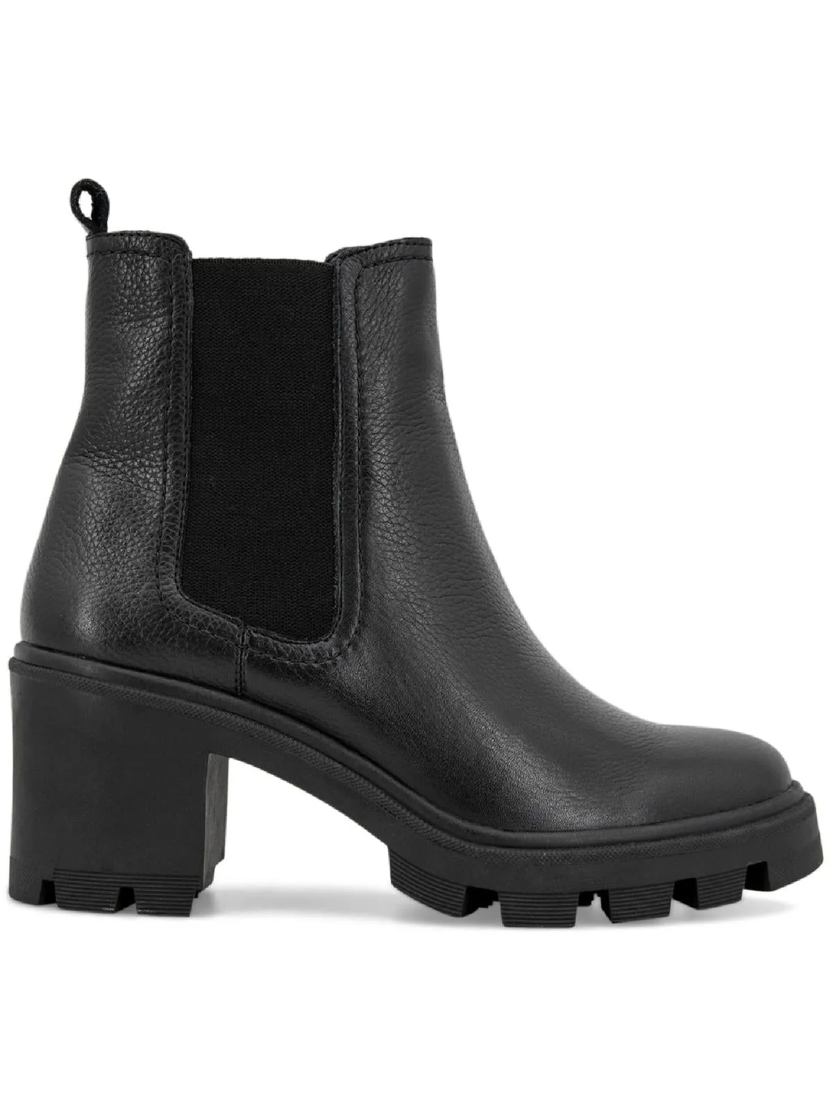 Marion Womens Lugged Sole Slip On Ankle Boots