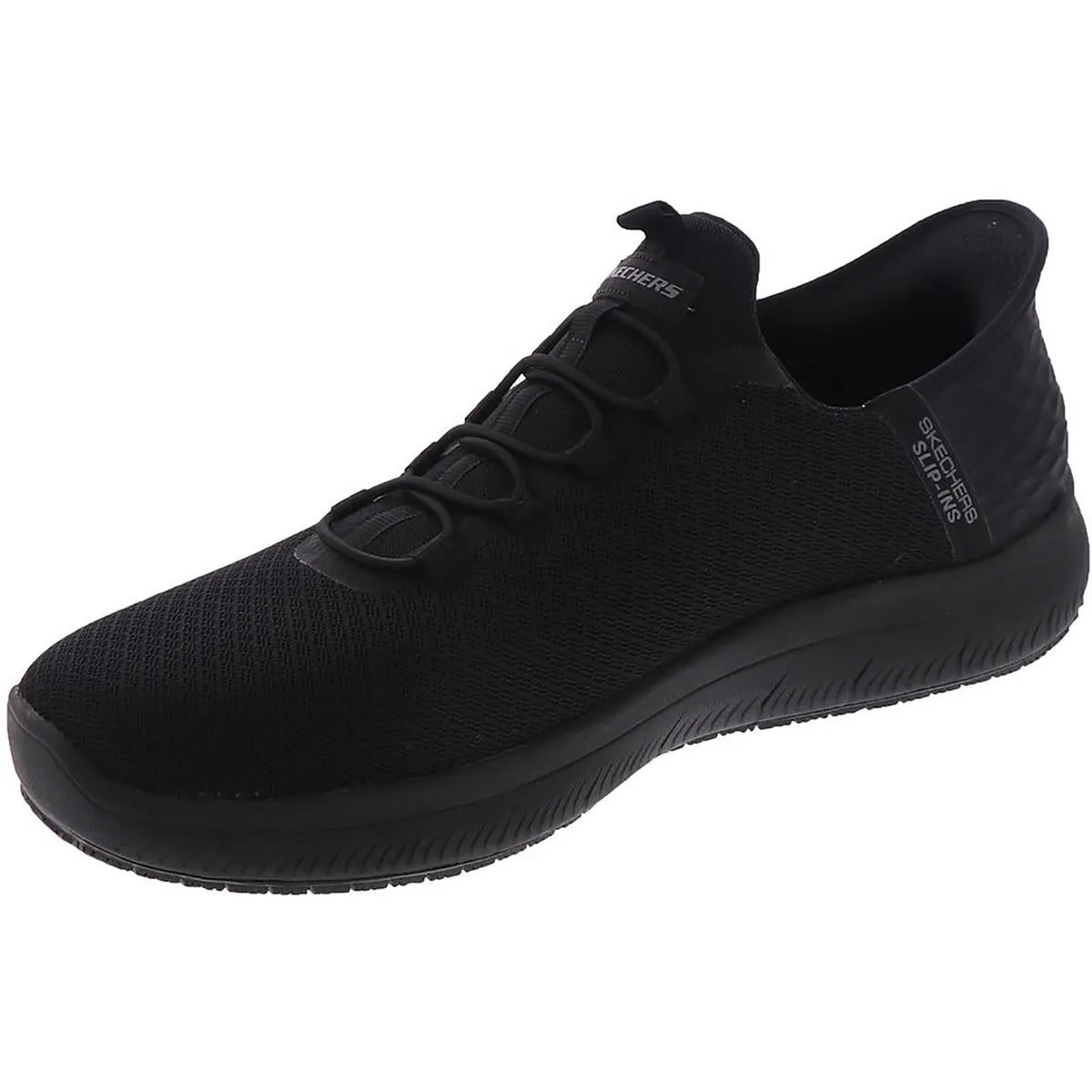 Mens Slip Resistant Slip On Work & Safety Shoes