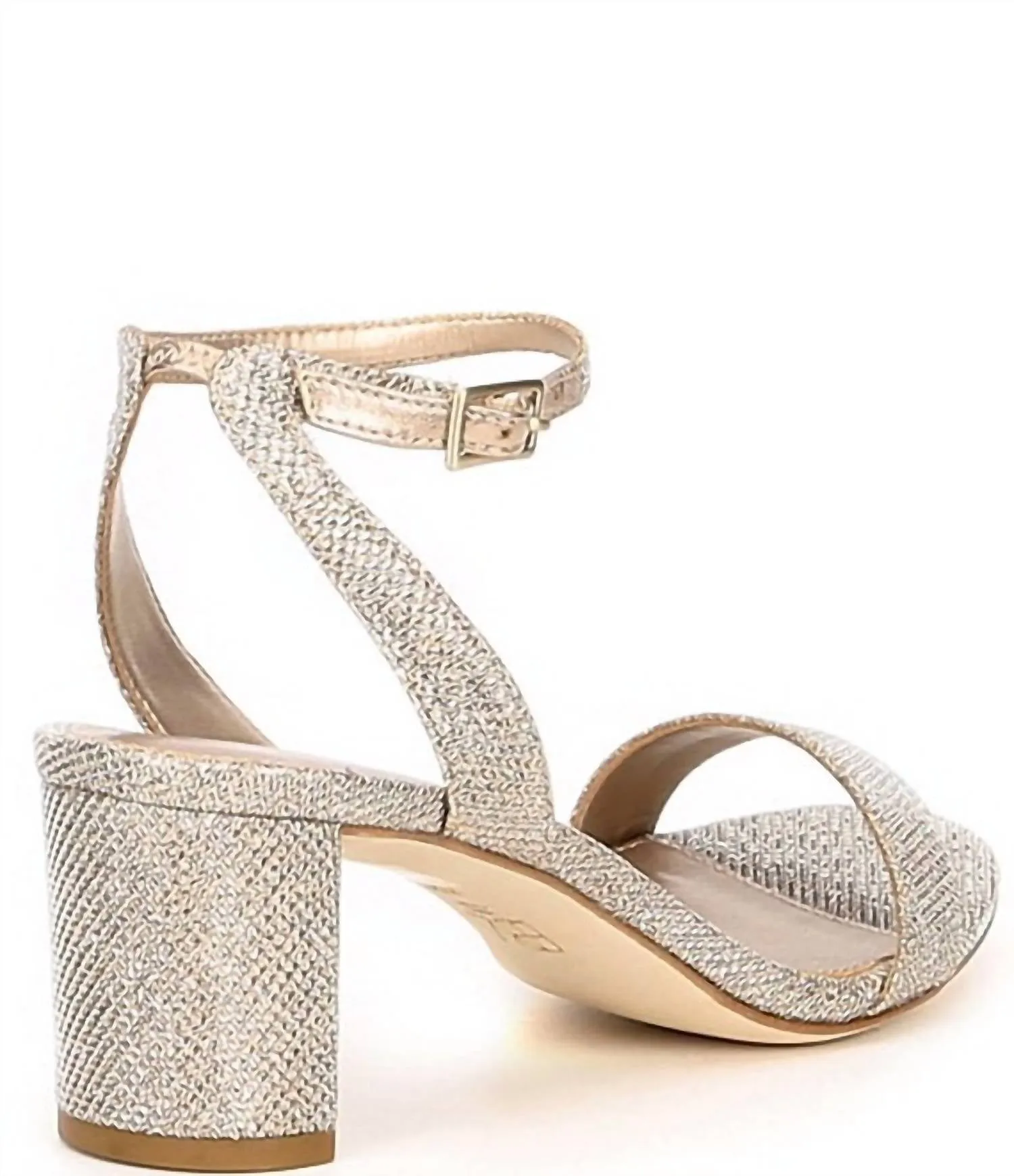 Moira 2 Low Heel Sandals In Plantino Gold