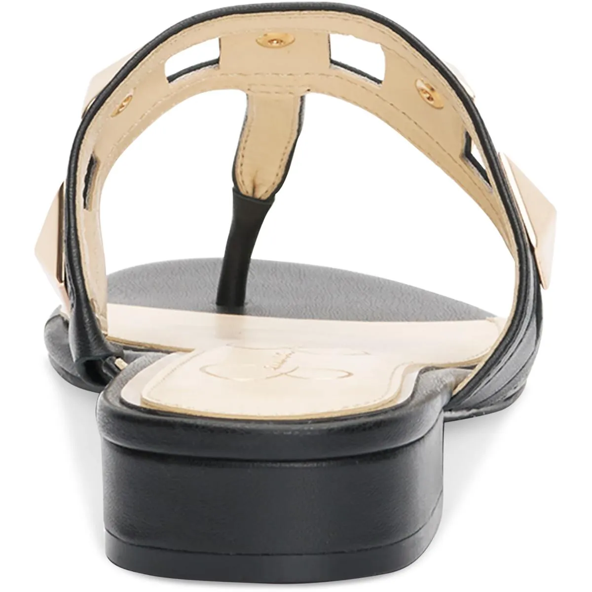 Movena Womens Embellished Slip-On Thong Sandals