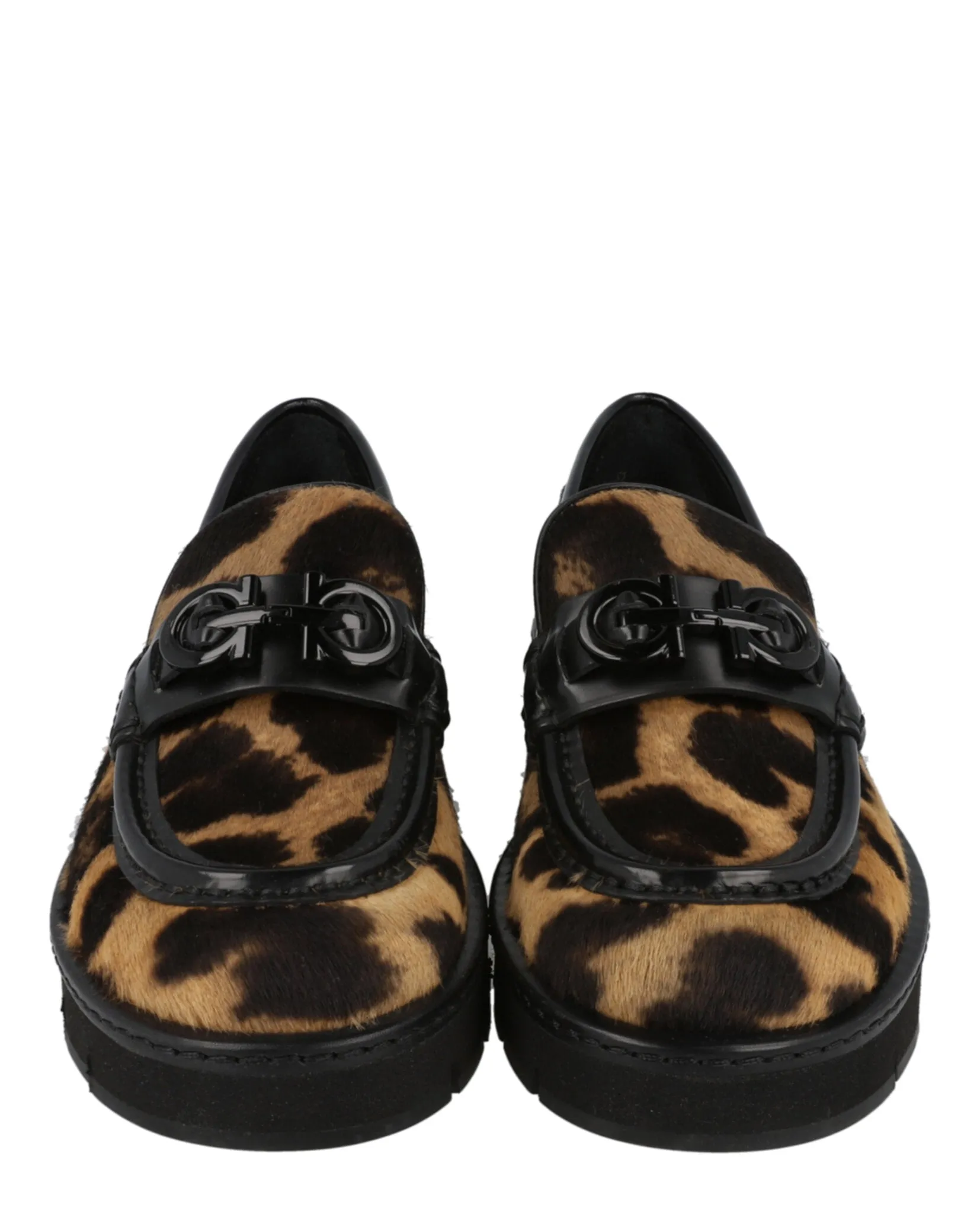 Ofelia Leopard Print Loafers