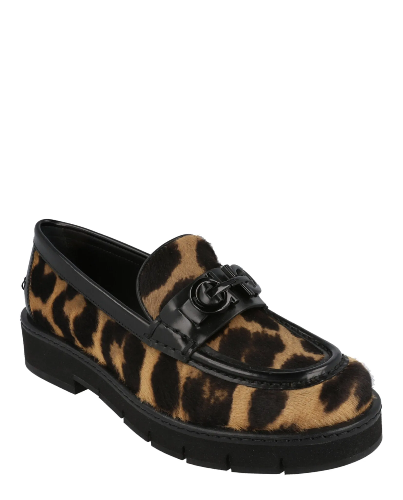 Ofelia Leopard Print Loafers