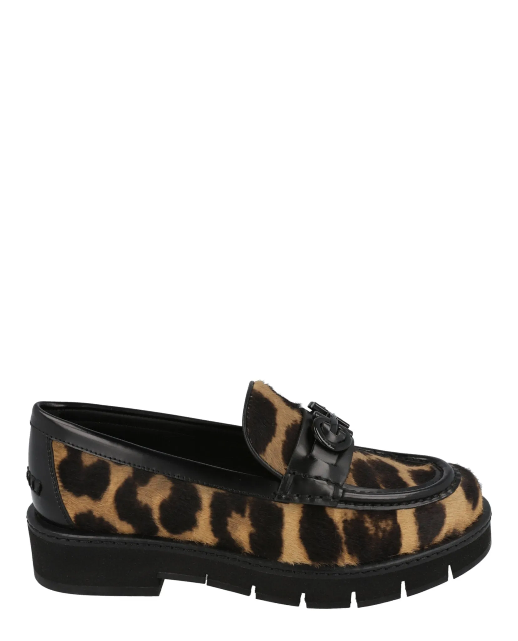 Ofelia Leopard Print Loafers