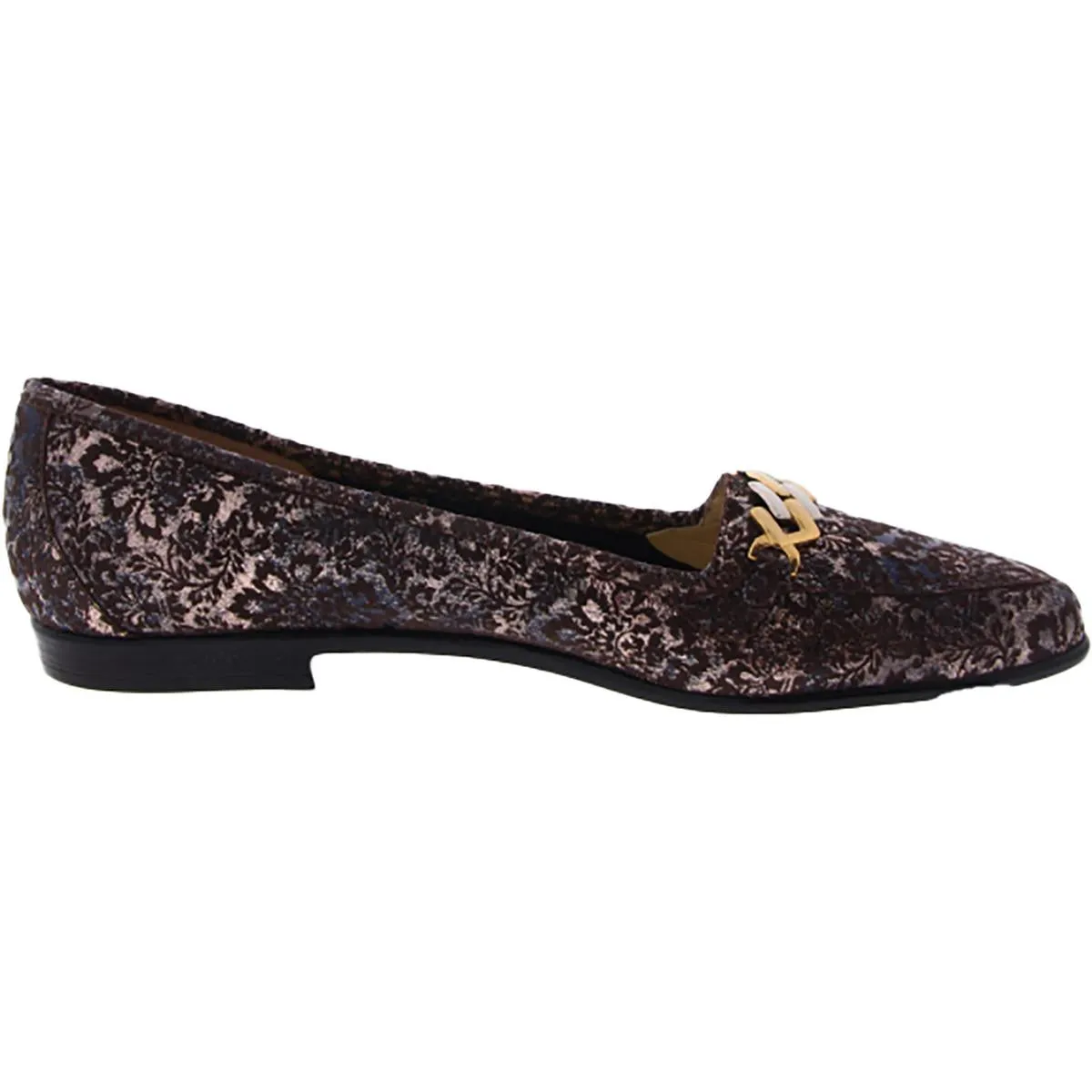 Oste Womens Leather Slip On Loafers