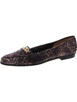 Oste Womens Leather Slip On Loafers