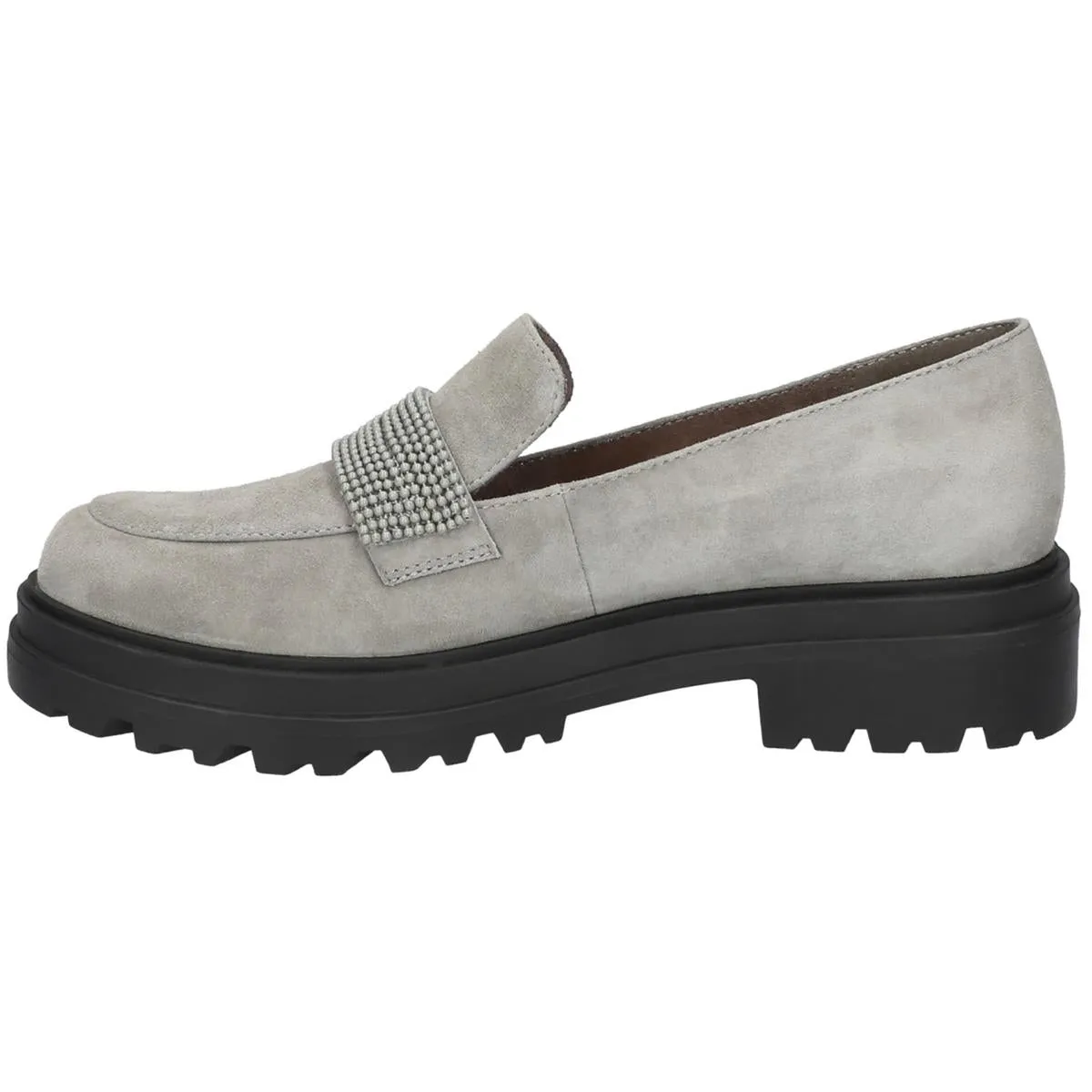 Paz Womens Suede Slip-On Loafers