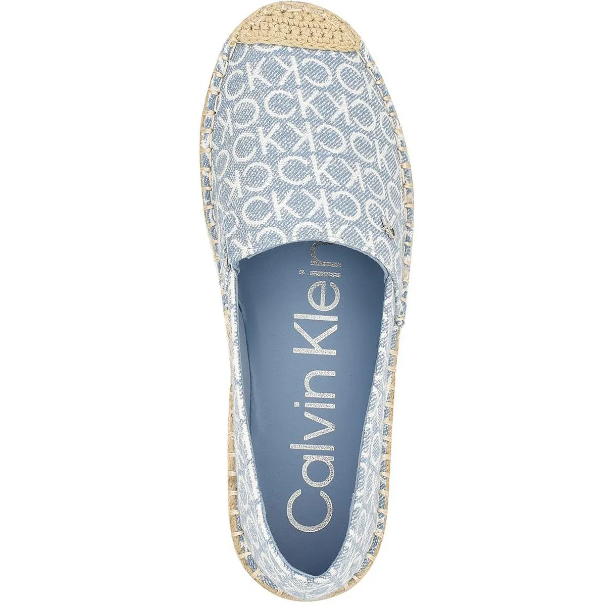 Popular2 Womens Logo Slip On Espadrilles