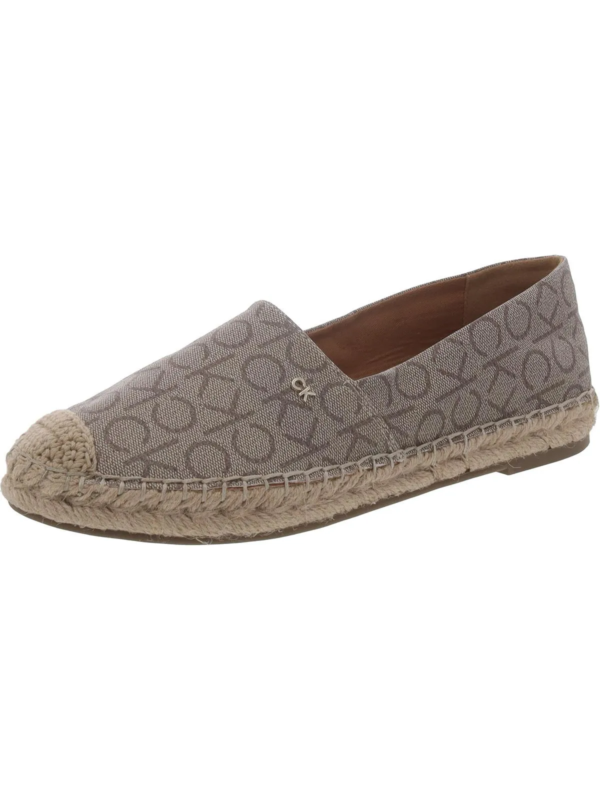 Popular2 Womens Logo Slip On Espadrilles