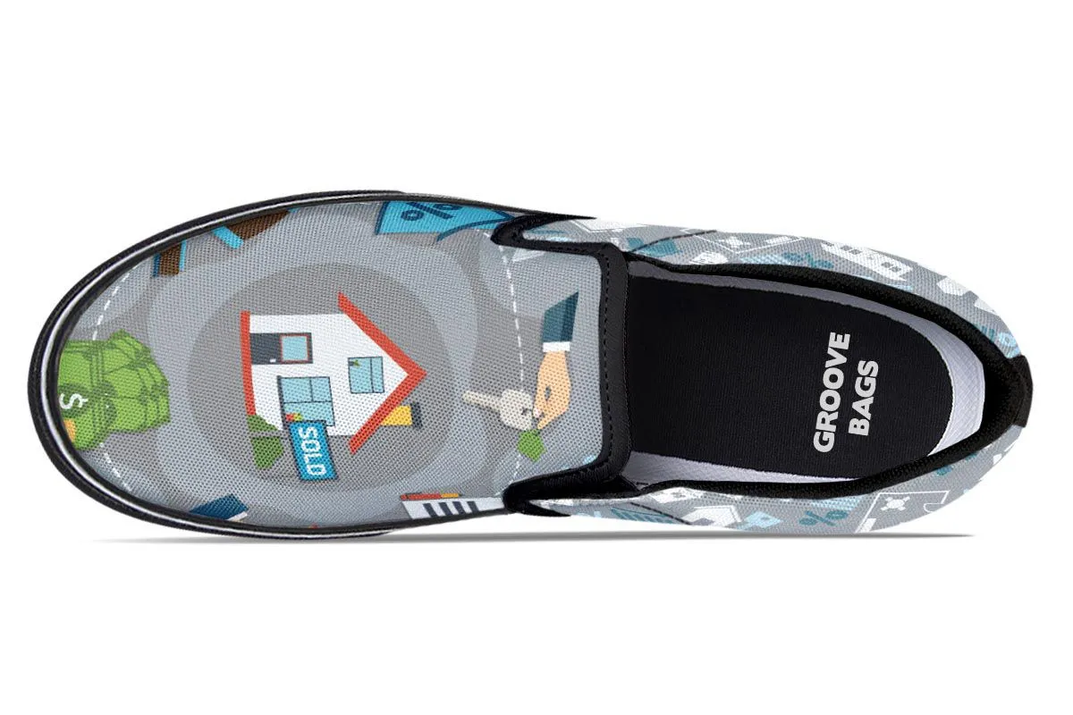 Real Estate Sold Slip-On Shoes