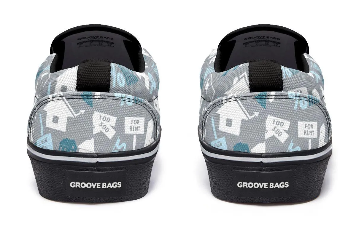 Real Estate Sold Slip-On Shoes