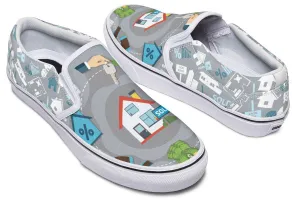 Real Estate Sold Slip-On Shoes