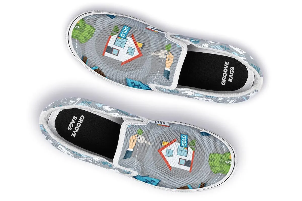 Real Estate Sold Slip-On Shoes