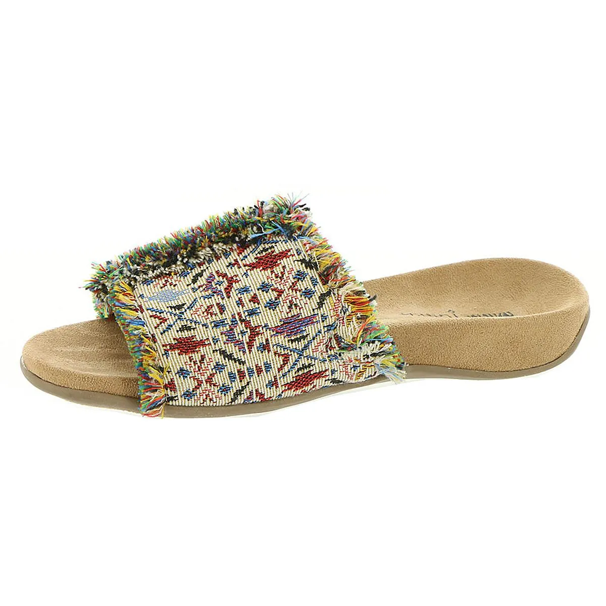 Samara Womens Fringe Slip On Flats