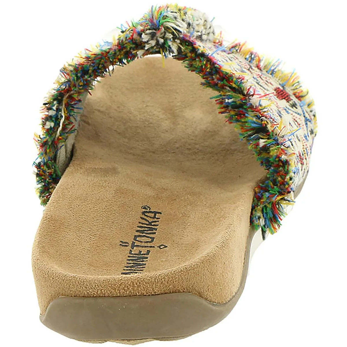 Samara Womens Fringe Slip On Flats