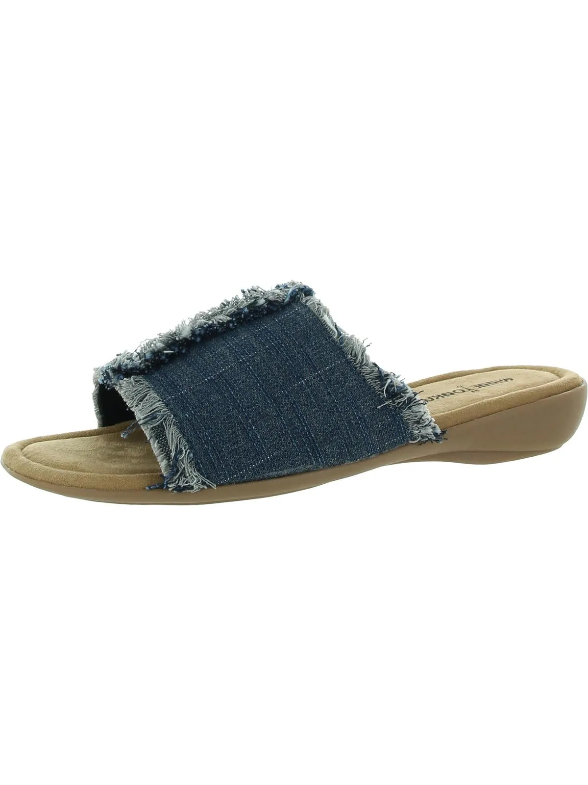 Samara Womens Fringe Slip On Flats