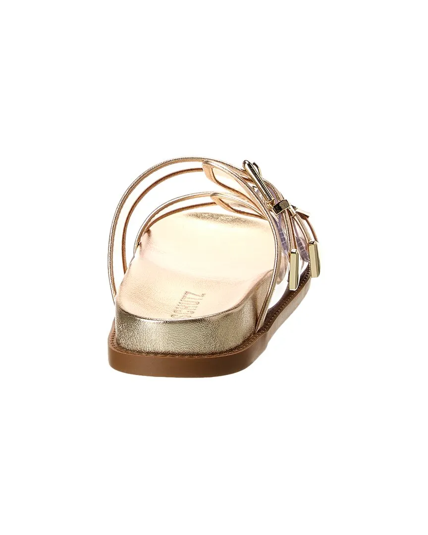 Schutz Naomi Vinyl Leather Flat
