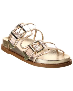 Schutz Naomi Vinyl Leather Flat