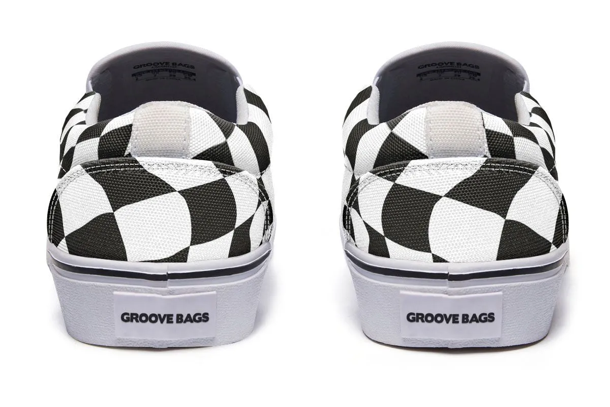 Skull Mechanic Slip-On Shoes