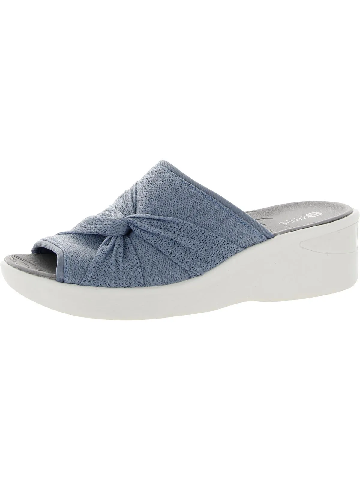 Smile II Womens Slip On Wedge Sandals