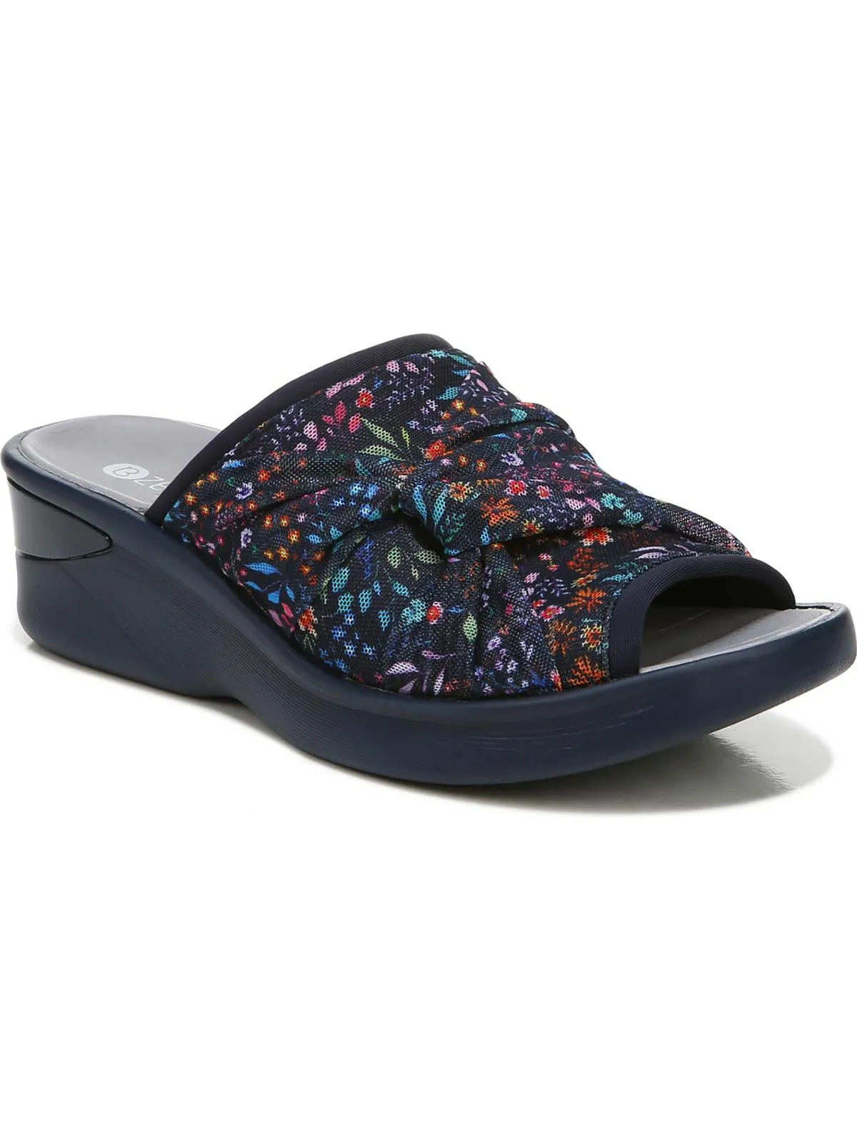 Smile II Womens Slip On Wedge Sandals
