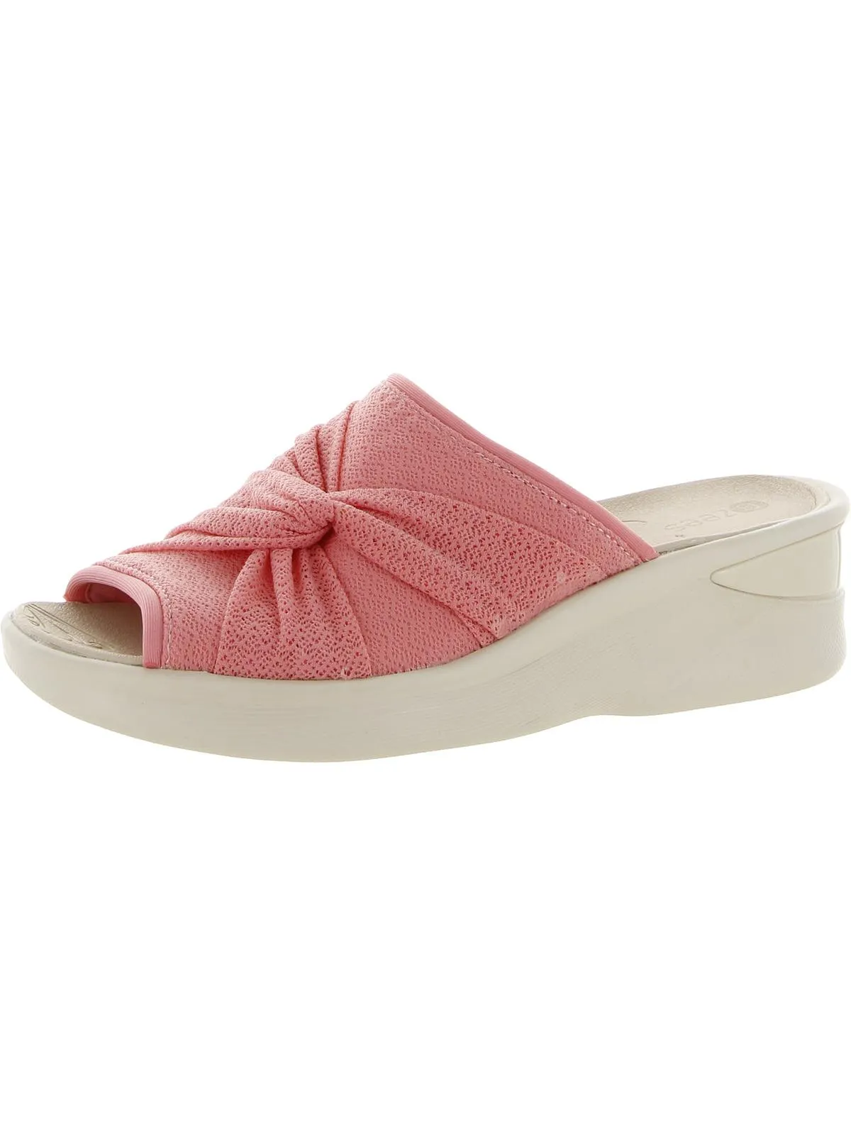 Smile II Womens Slip On Wedge Sandals