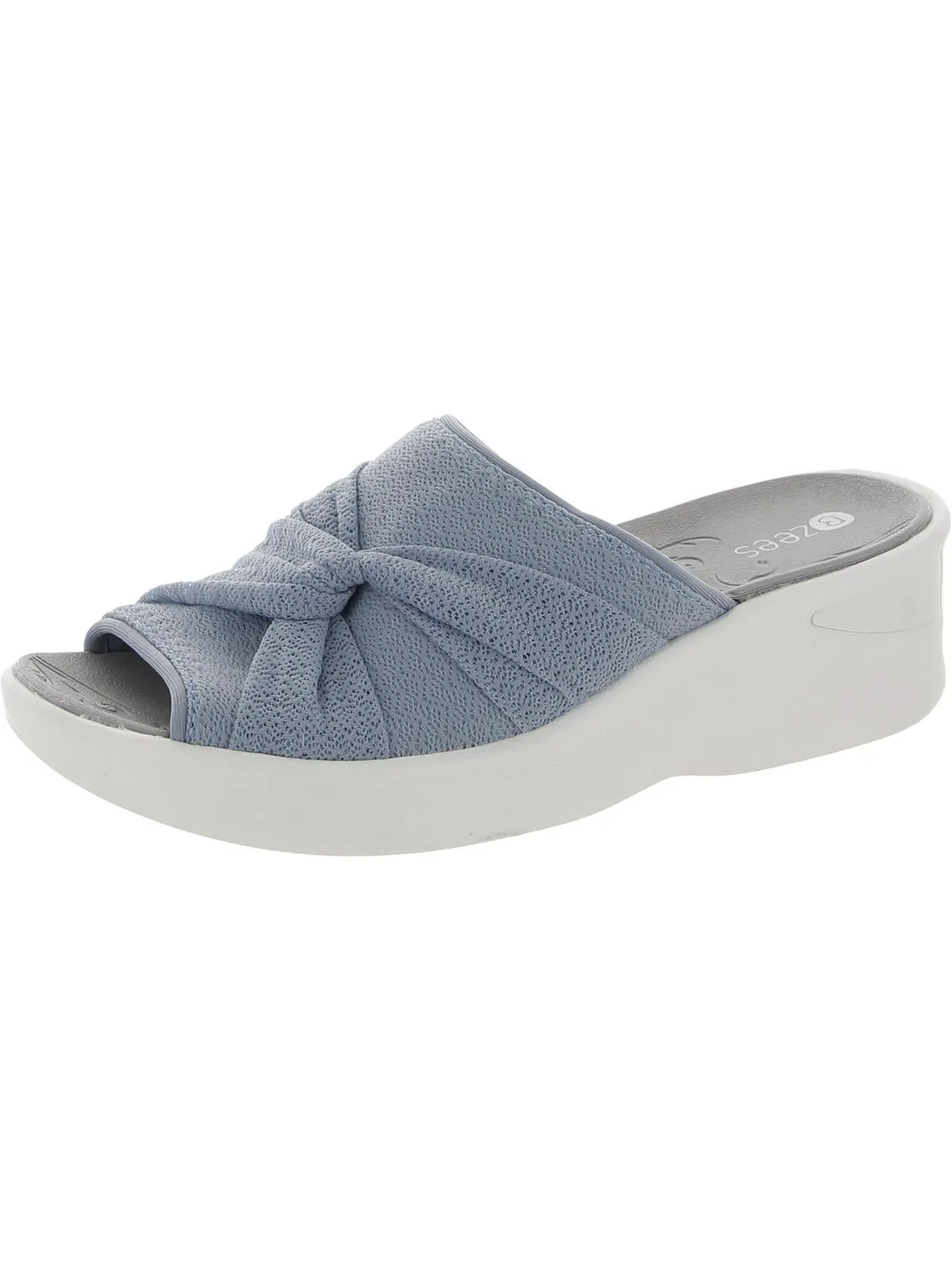 Smile II Womens Slip On Wedge Sandals