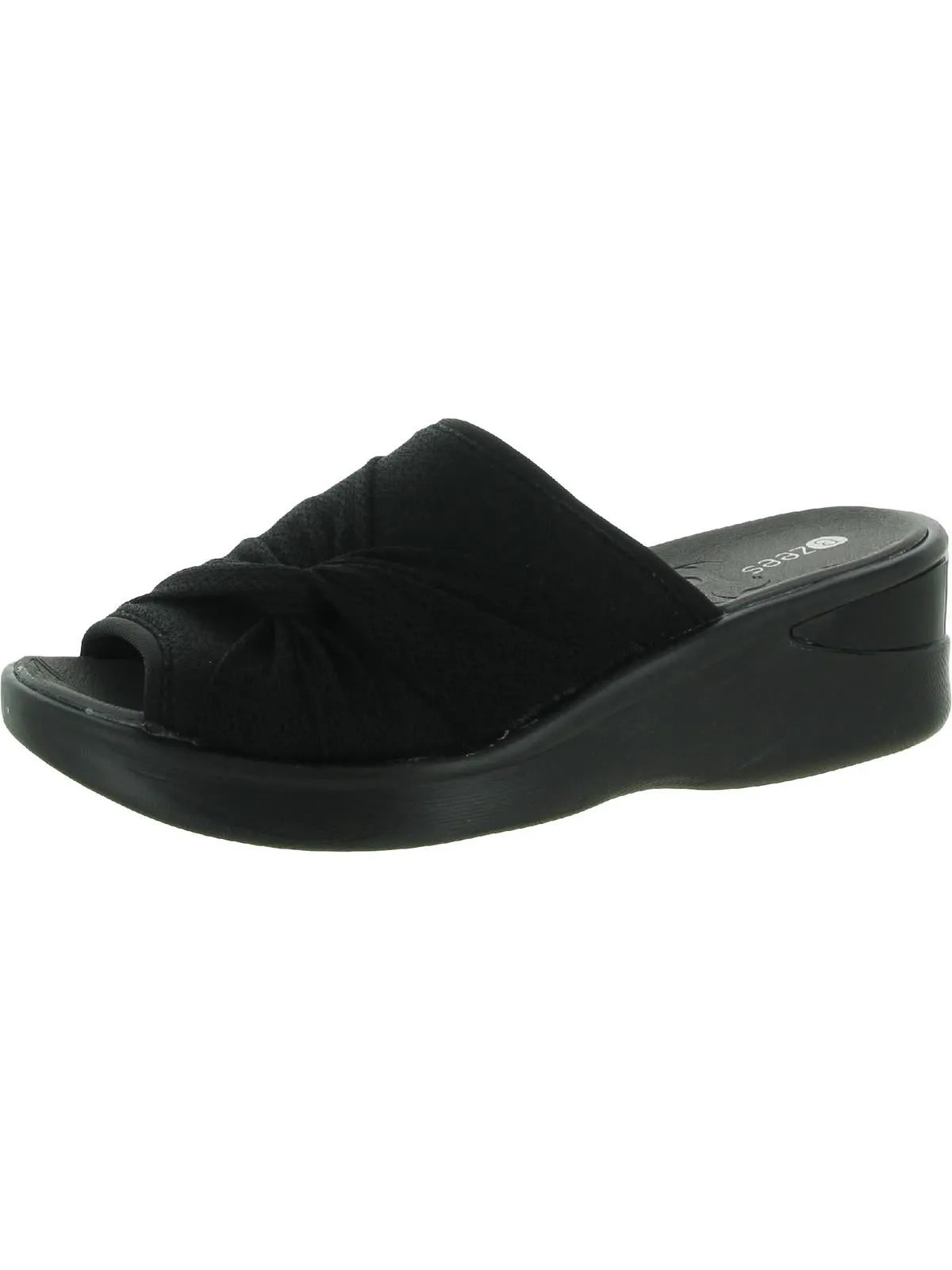 Smile II Womens Slip On Wedge Sandals