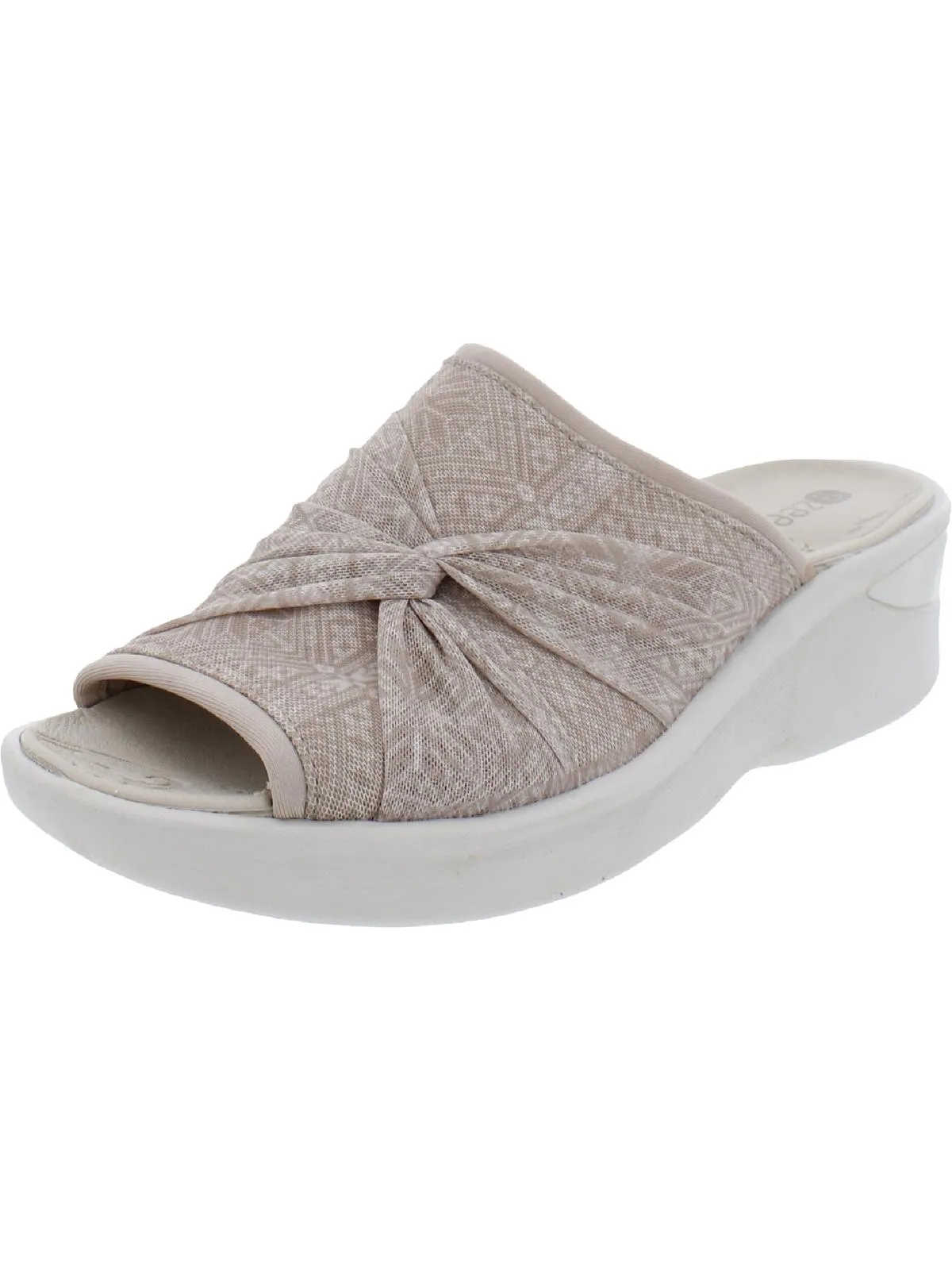 Smile II Womens Slip On Wedge Sandals