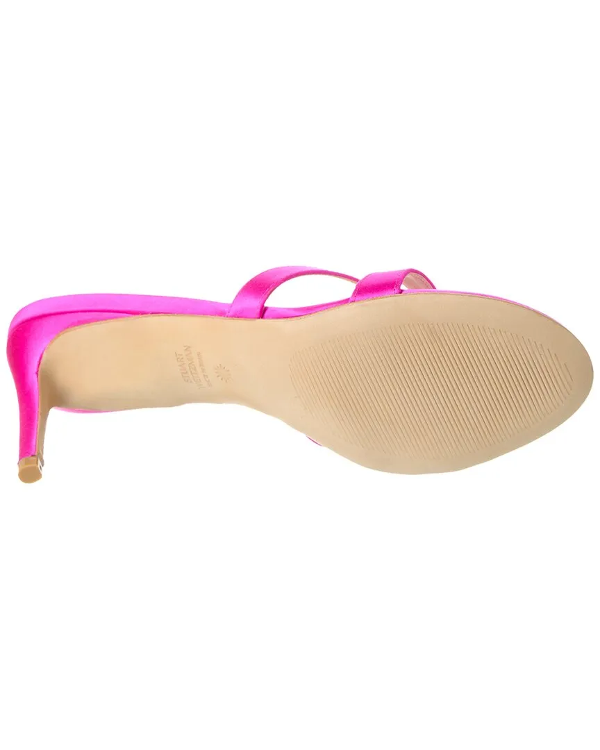 Stuart Weitzman Soiree Sleek 75 Satin Sandal