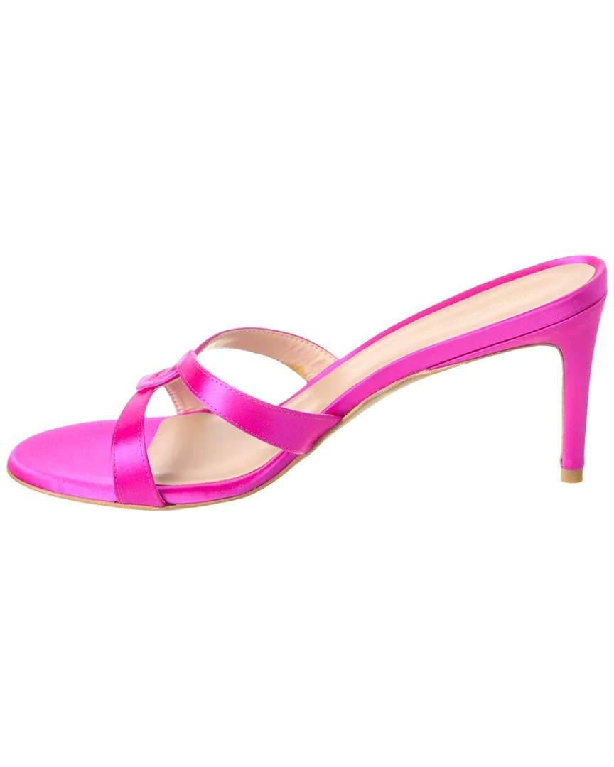 Stuart Weitzman Soiree Sleek 75 Satin Sandal