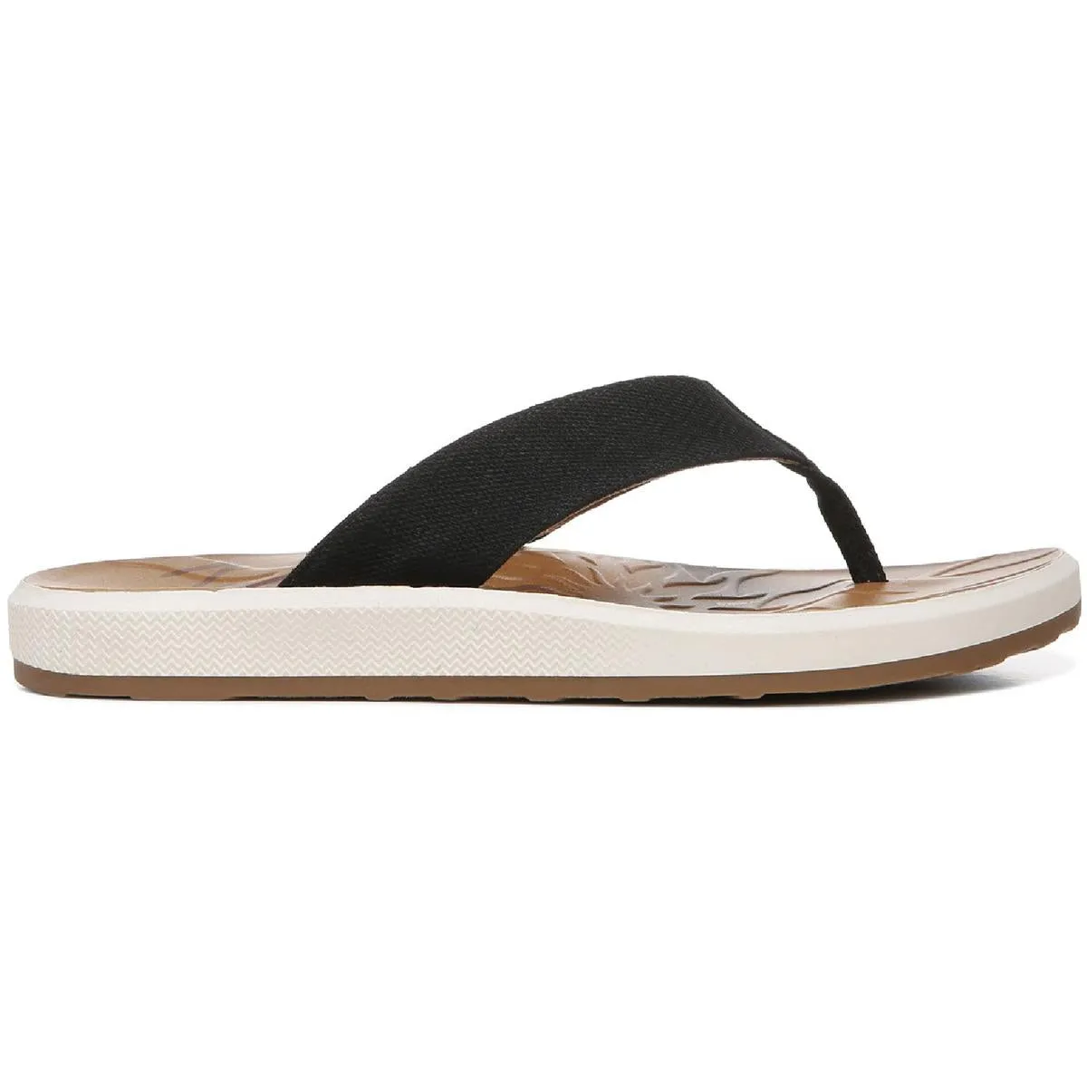 Sunny Womens Canvas Slip On Flip-Flops