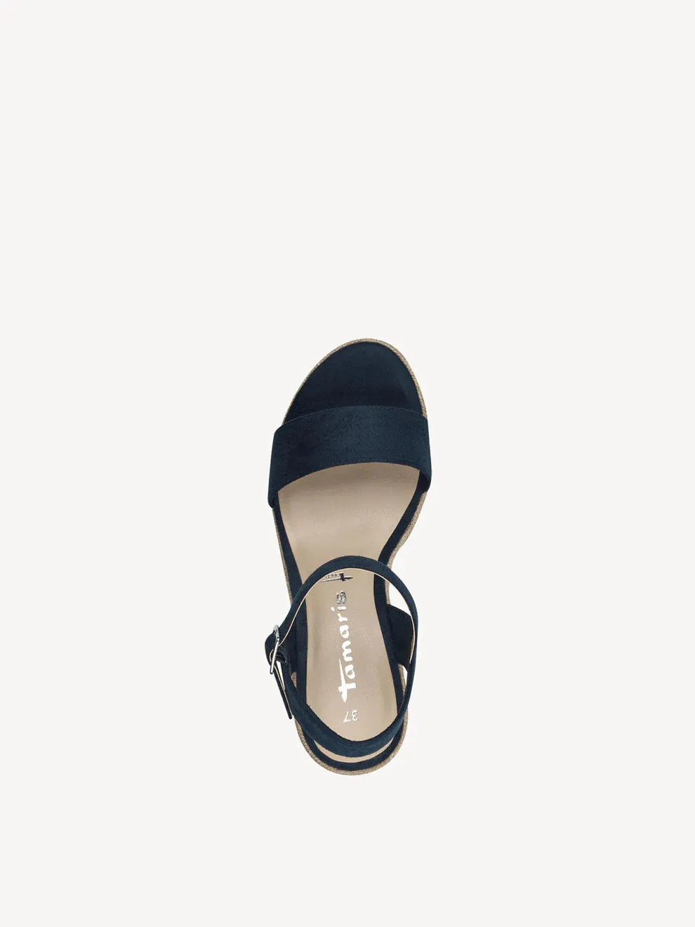 Tamaris Navy Wedge Sandal