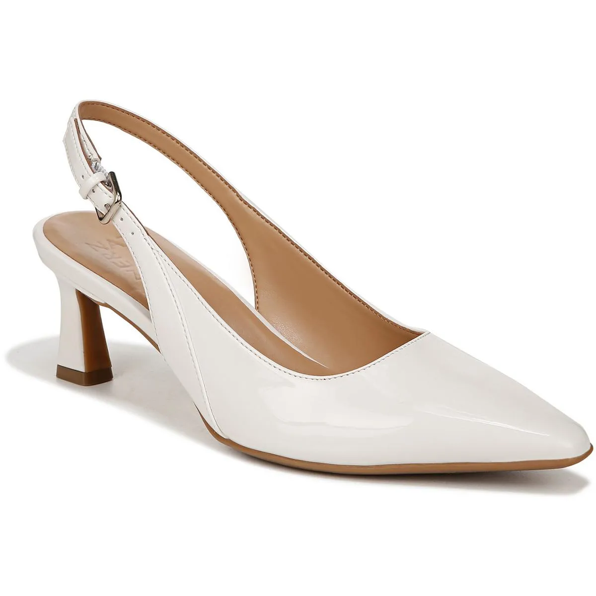 Tansy Womens Faux Suede Slip On Slingback Heels