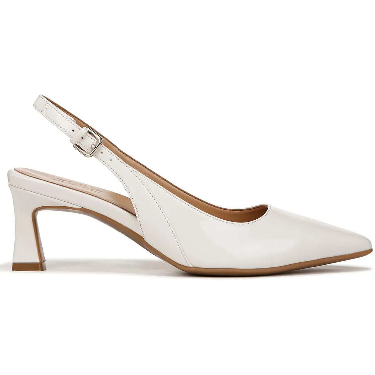 Tansy Womens Faux Suede Slip On Slingback Heels