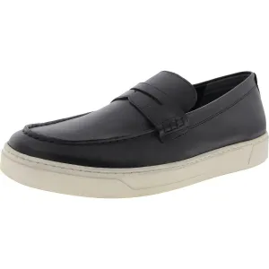 Thompson Mens Leather Slip On Oxfords
