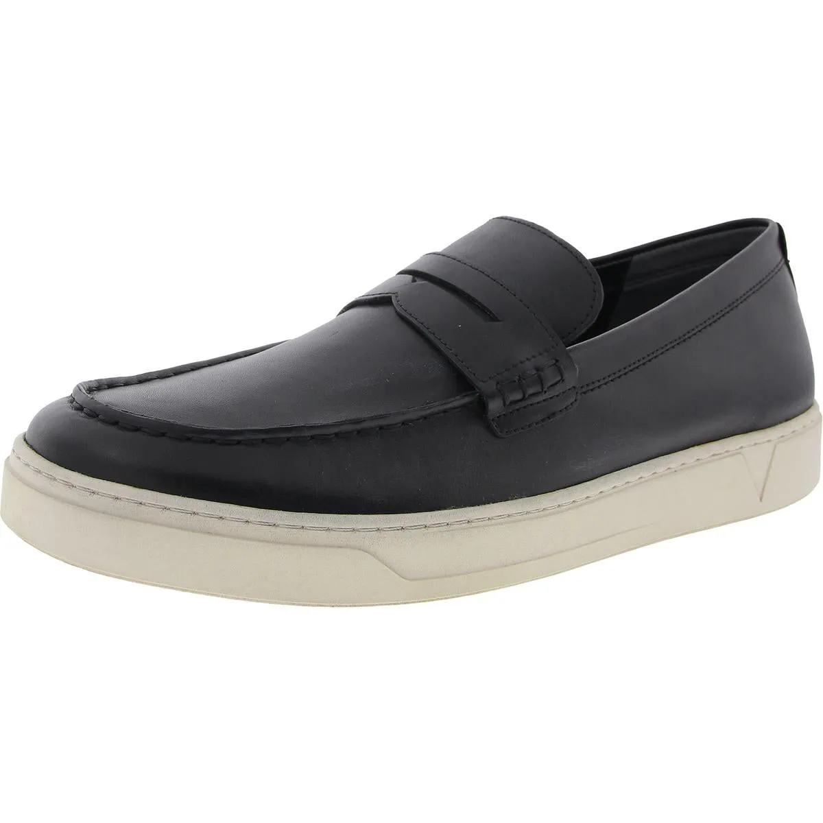 Thompson Mens Leather Slip On Oxfords