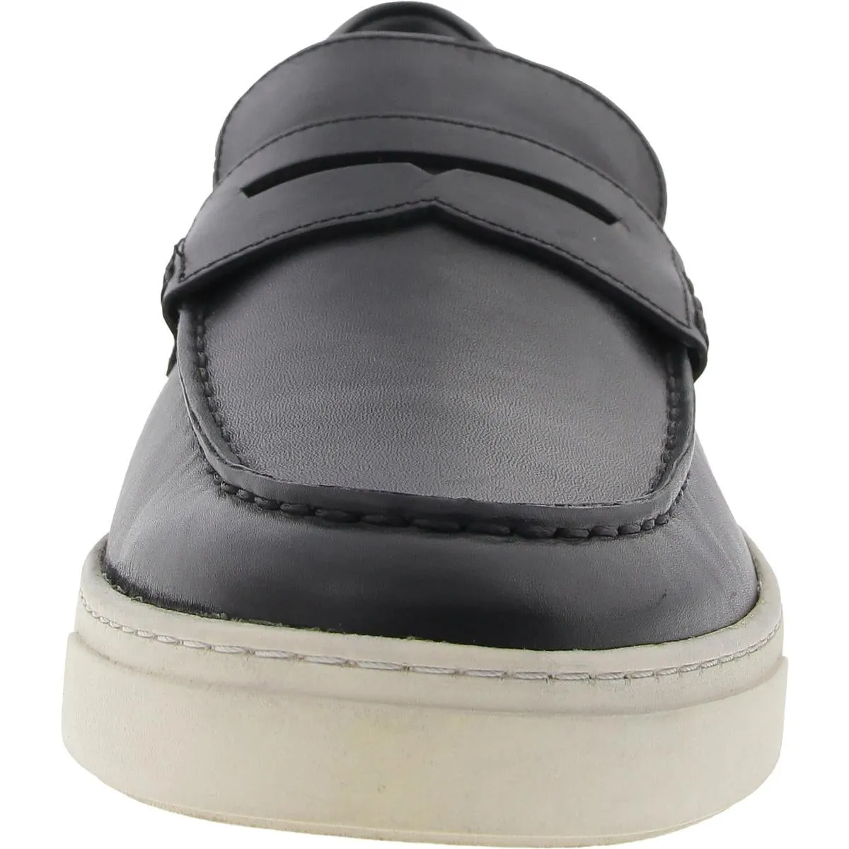 Thompson Mens Leather Slip On Oxfords