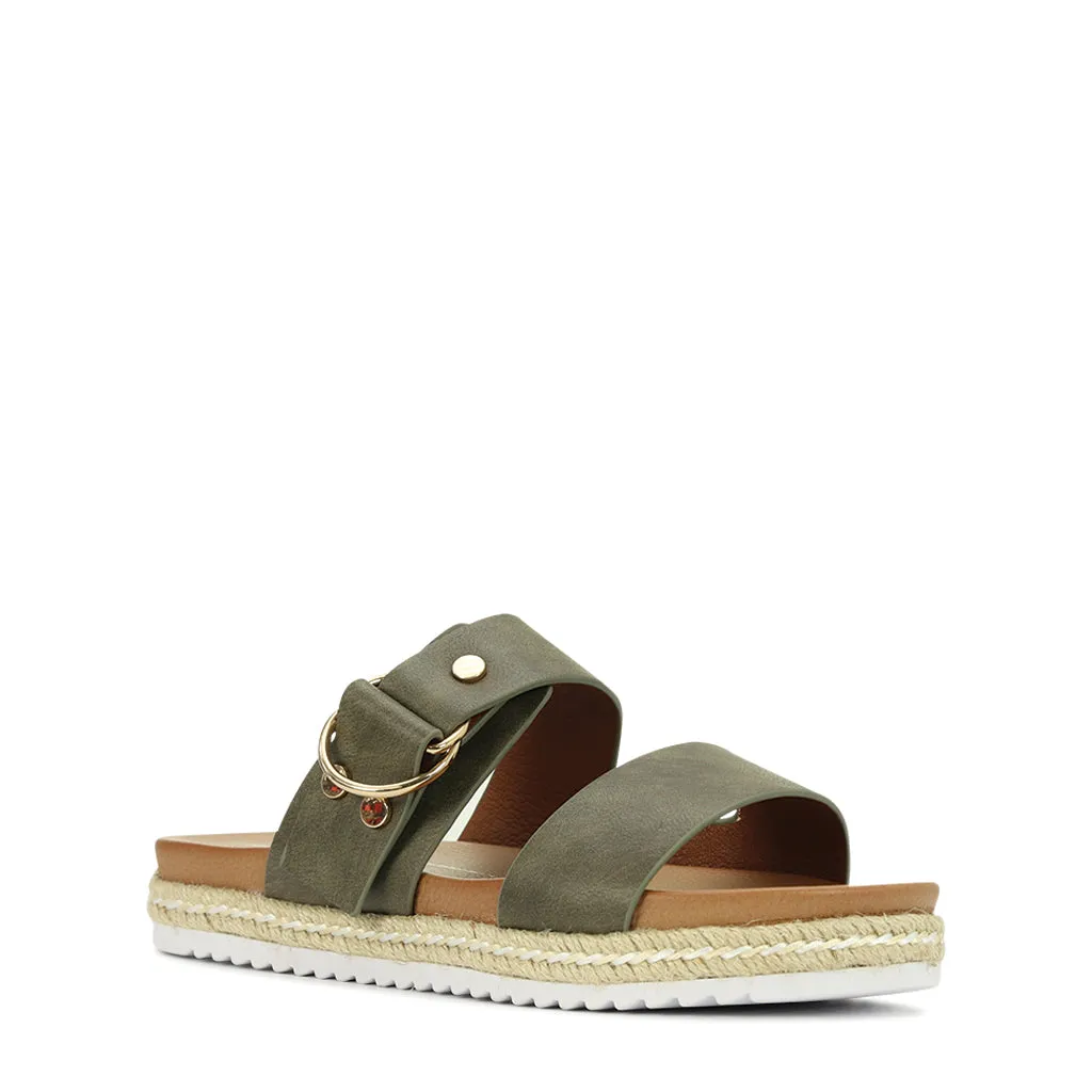 TITAN BUCKLE SLIDE SANDAL