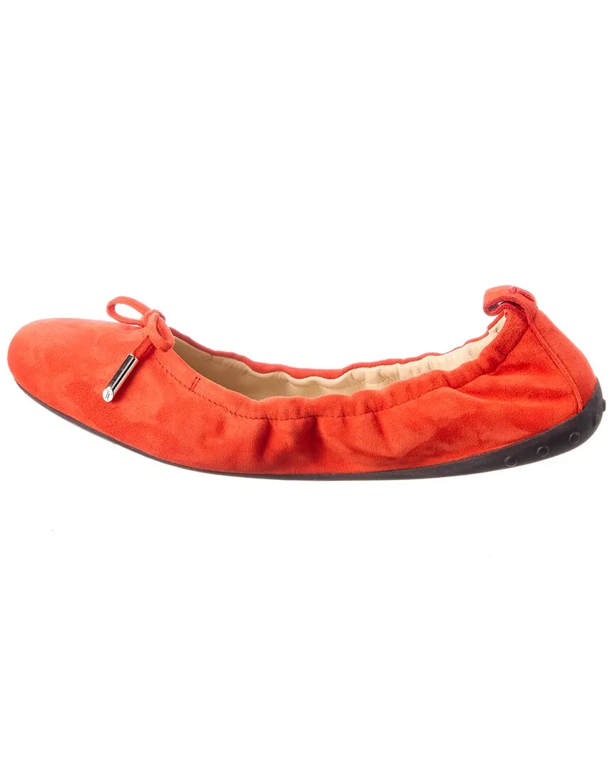 TOD’s Suede Ballerina Flat