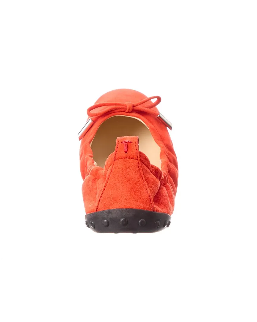 TOD’s Suede Ballerina Flat