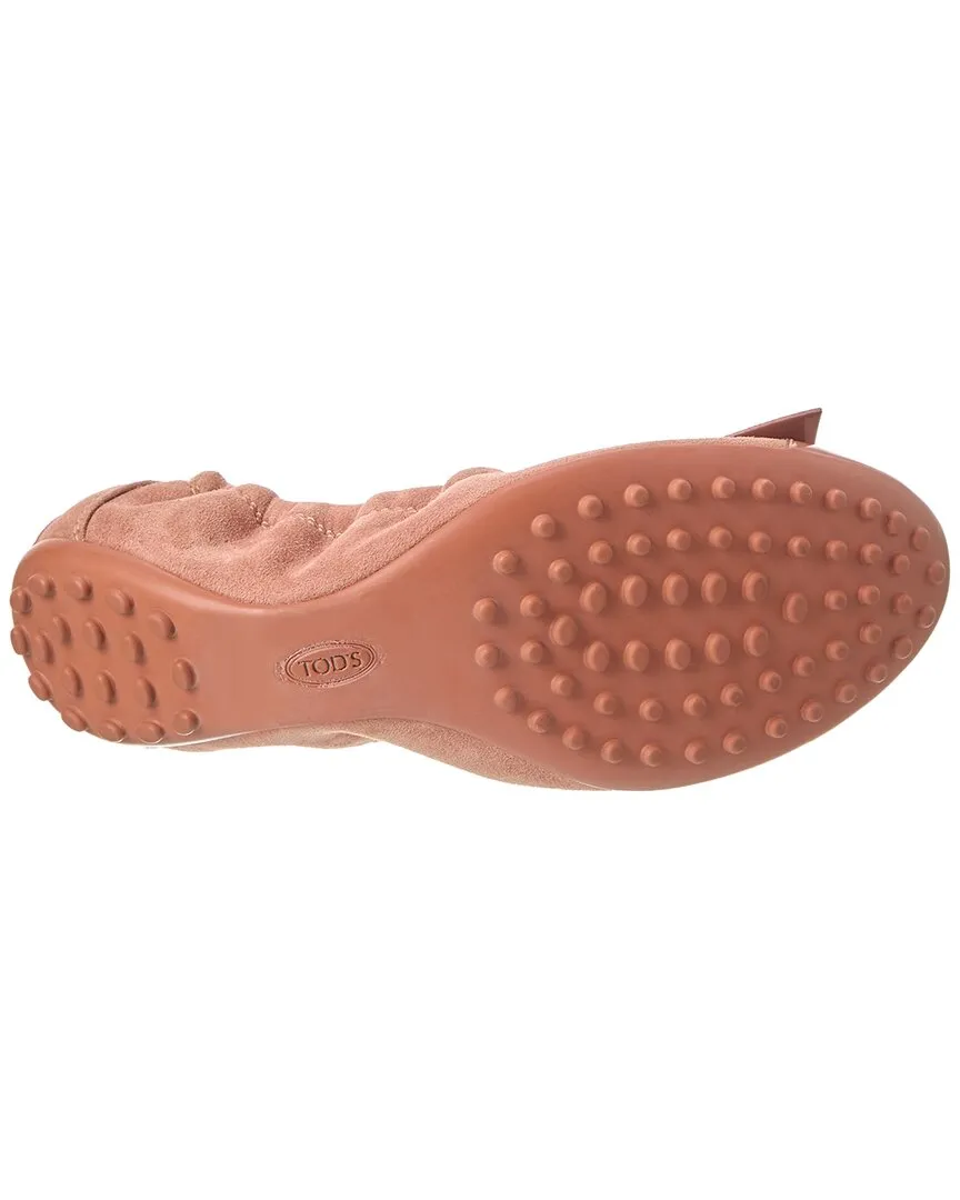 TOD��s Suede Flat