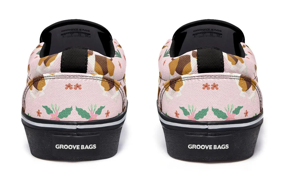 Tropical Beagle Slip-On Shoes