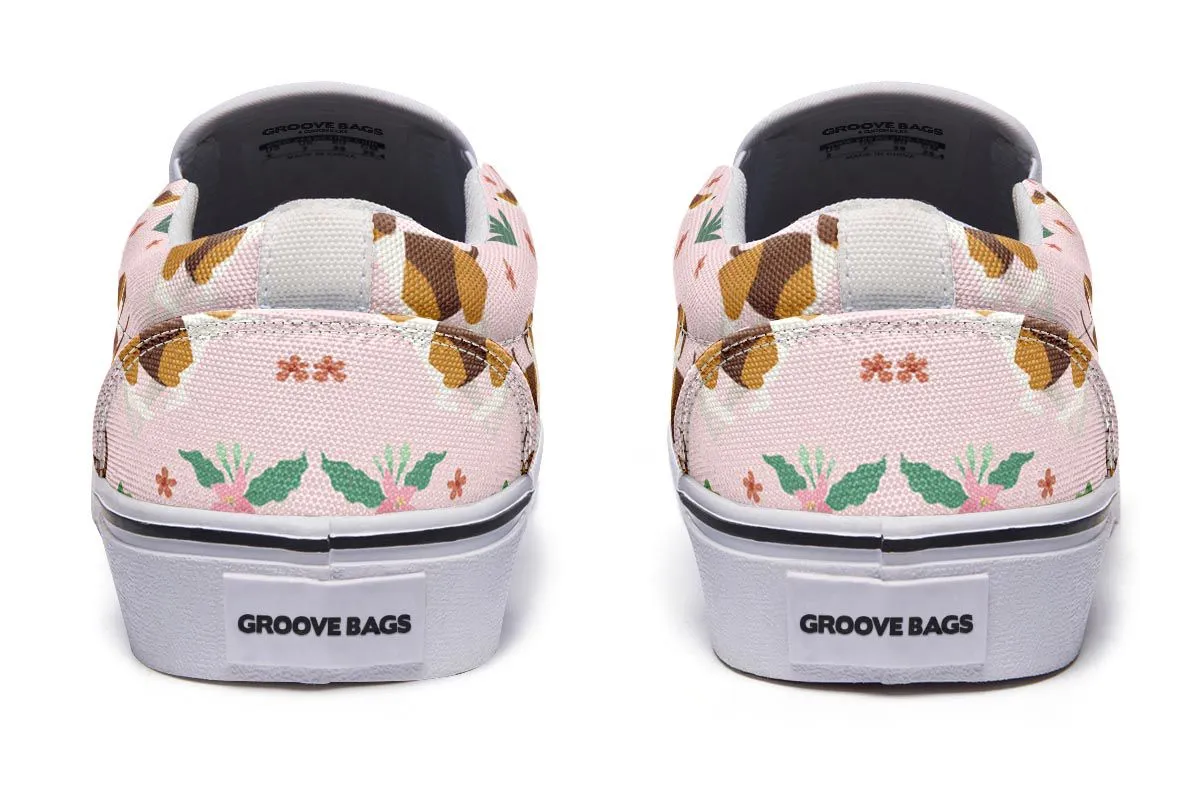Tropical Beagle Slip-On Shoes