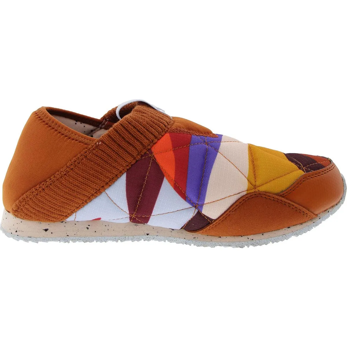 UNWRP Slip-On Womens Indoor/Outdoor Sole Ribbed Knit Slip-On Sneakers