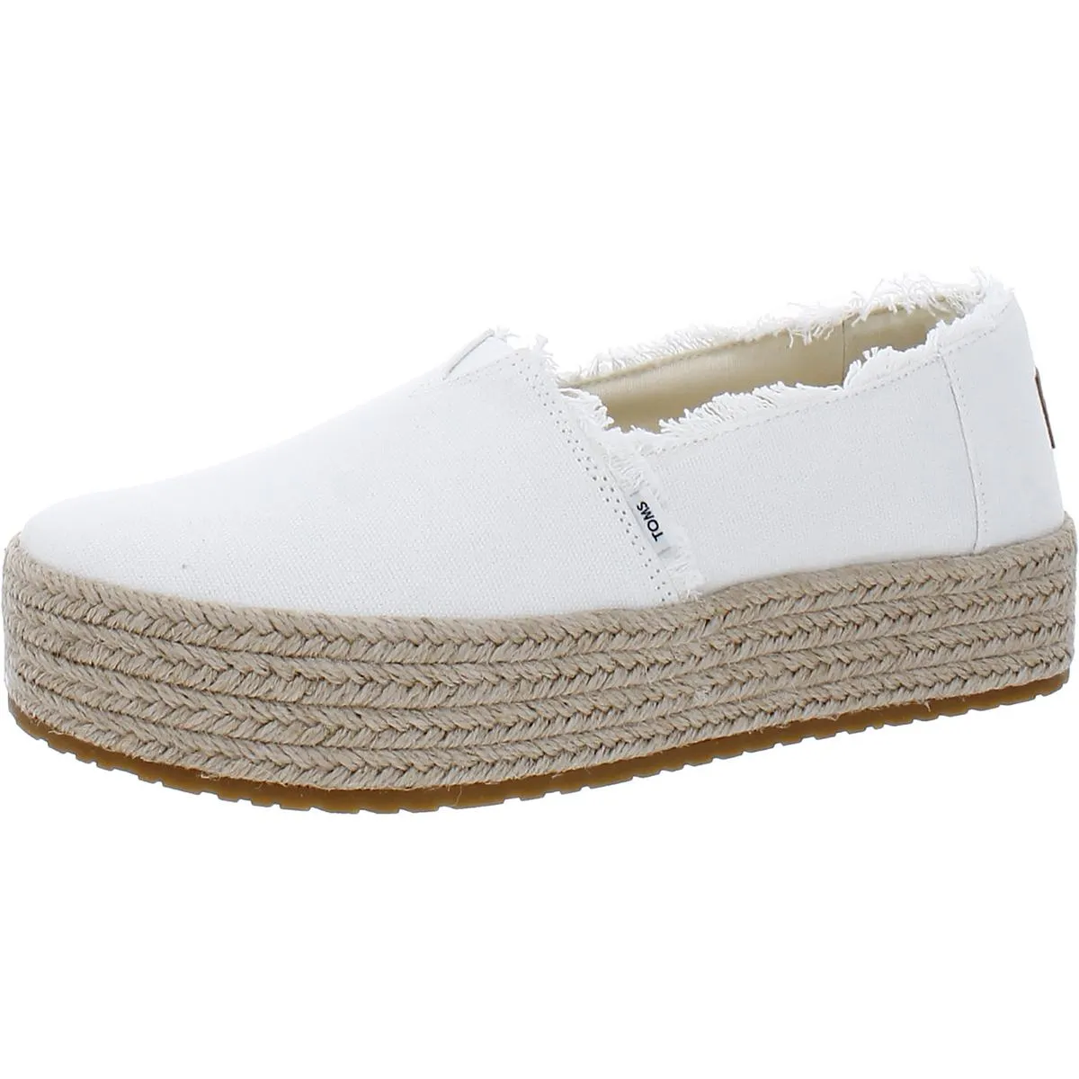 Valencia Womens Ortholite Canvas Slip-On Sneakers