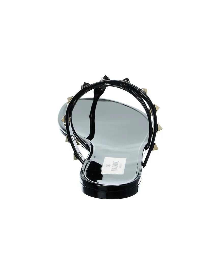 Valentino Rockstud Caged Rubber Sandal