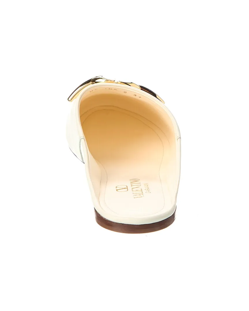 Valentino VLogo Leather Slide